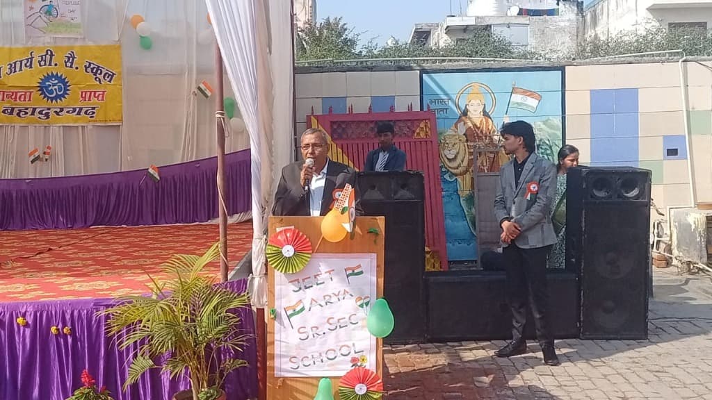 Annual Function - Guest speaker at podium